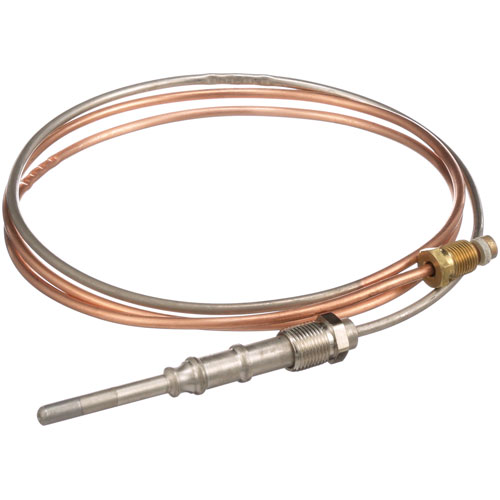 Montague P17-1 Coaxial 48" Heavy Duty Thermocouple W/thick Capillary, 20-30 MV, 11/32"-32 Threads, Nickel Plated