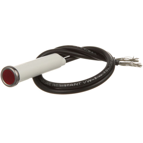 Wells 2J35687 5/16" Red 250V Flat Signal Light