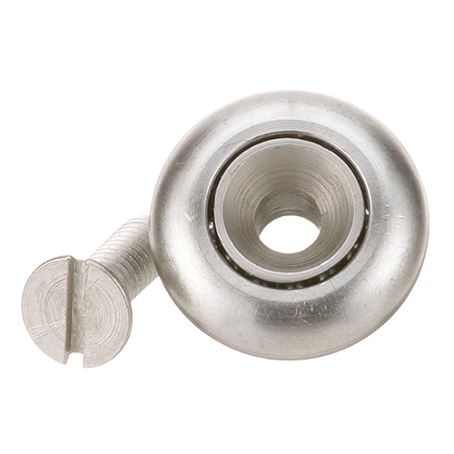 Traulsen 344-07386-00 S/S  Drawer Slide Bearing Roller W/ Screw and Stud, 1-3/32" x 3/8" x 1/4"-20