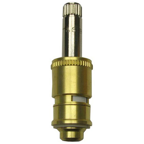 T&S Brass 01131125 1/4 Hot Stem Assembly W/ Check, Ceramic, No Bonnet or Handle