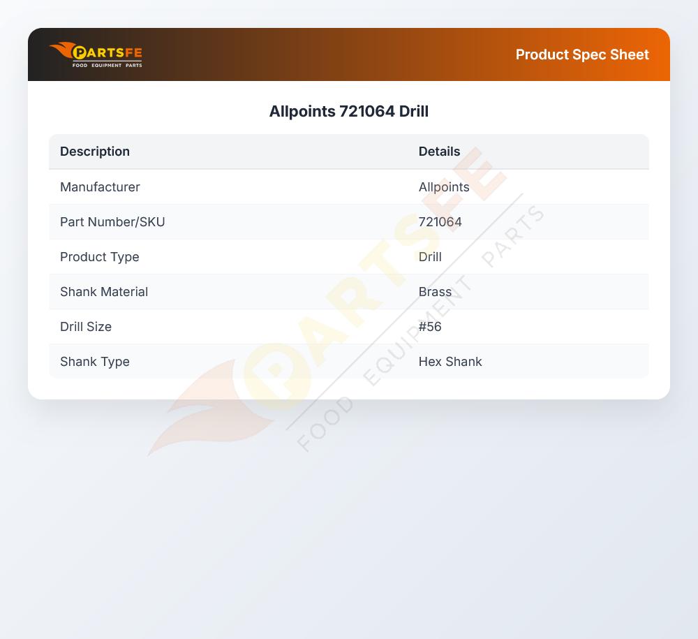 Allpoints 721064 Drill