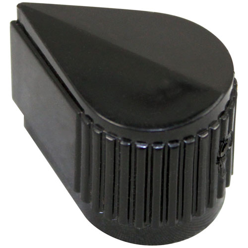 Frymaster FM806-0047 Black Thermostat Indicator Knob 1-3/8" DIA, Mount 1/4" Round