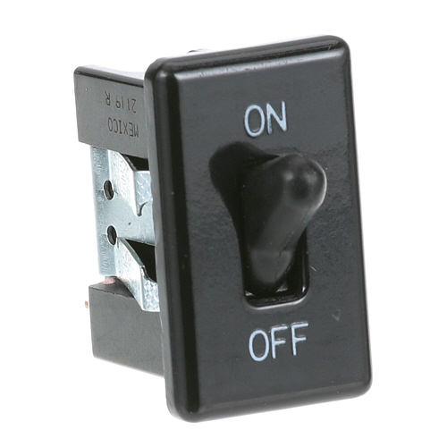 Bunn 4225.0002 Black Toggle Switch W/ 2 Terminals, 5/8" X 1-1/4" Hole Mount, On/off