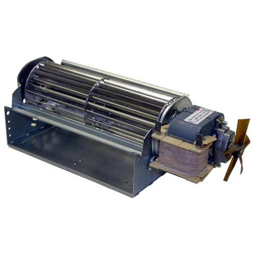 Hatco 0212066 120V Blower Motor with Cooling Fan, 10-1/2" Long, 7-1/4" Wheel