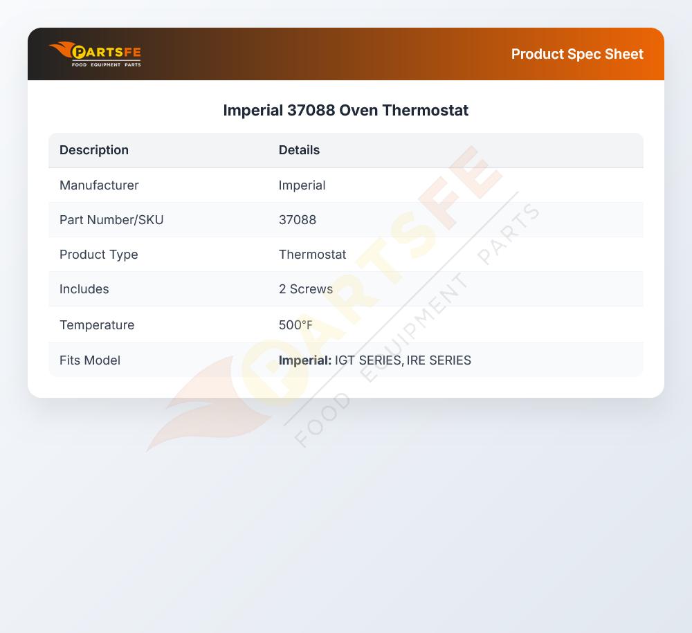 Imperial 37088 Thermostat