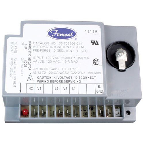 American Range A10066 Spark Ignition Module 1/4" Tab 120V Fenwal