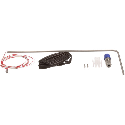 Frymaster FM12147 Fryer Computer Probe 11-1/4" X 4-1/4" 3/16" DIA 36" Leads W/1/8" Male Push Pin 35" HI-Temp Sleeve