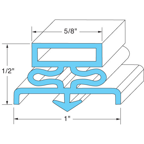 Traulsen 341-60089-00 Door Gasket