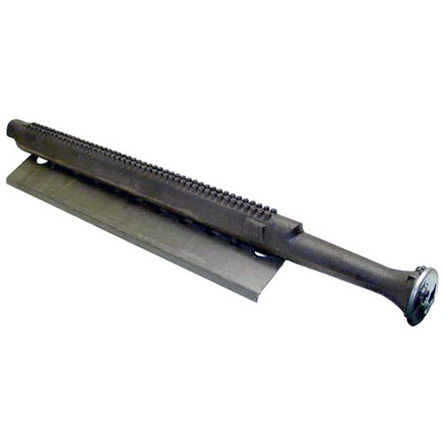Hobart 410600-G1 Cast Iron Broiler Burner 26 3/4" and 17-3/4 With Air Shutter & Baffle Plate