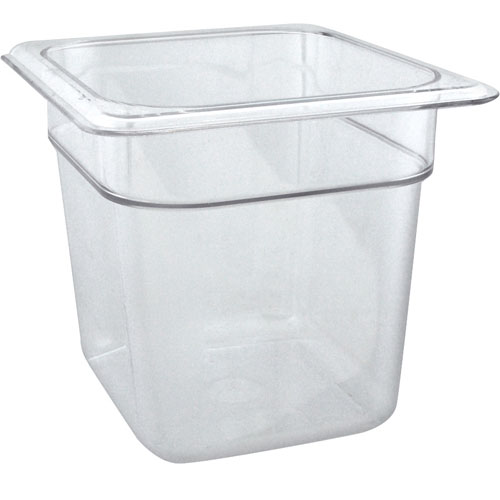 Cambro 66CW-135 Pan polyethylene  Sixth X 6 -135 Clear QD