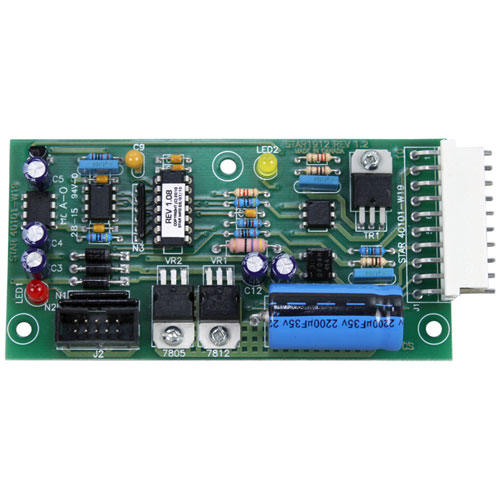 Lang 2E40101W19 Electric Griddle Temperature Control Board 10-Pin 2-1/4" X 5-1/8"