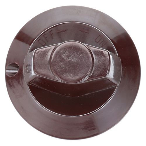 Hobart 00-719256-00012 Red Knob W/set Screw, Burner Valve Knob , D-Stem Flat Down