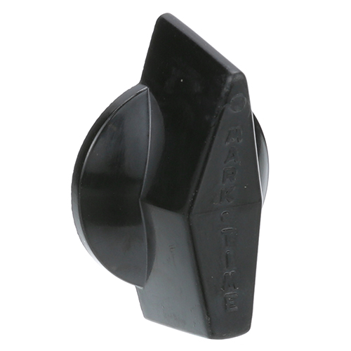4487 Black indicator Pointer Knob, 1-3/8" DIA, Mount .125", Double D Position