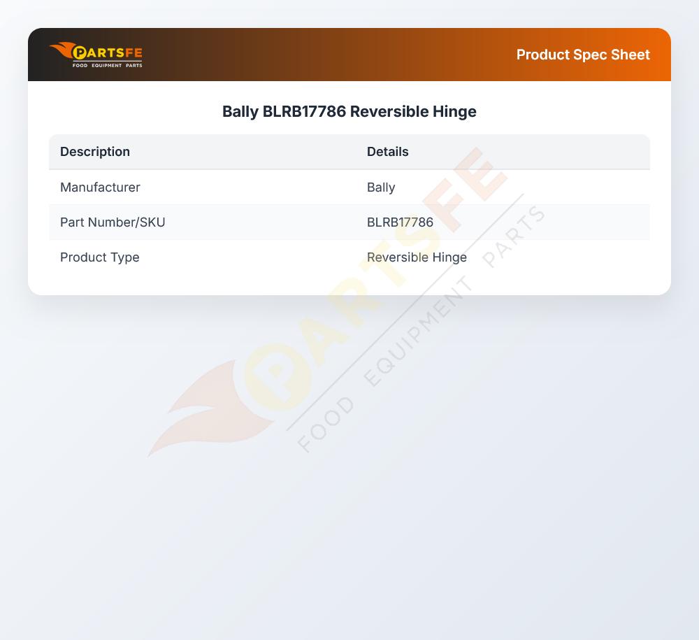 Bally BLRB17786 Reversible Hinge