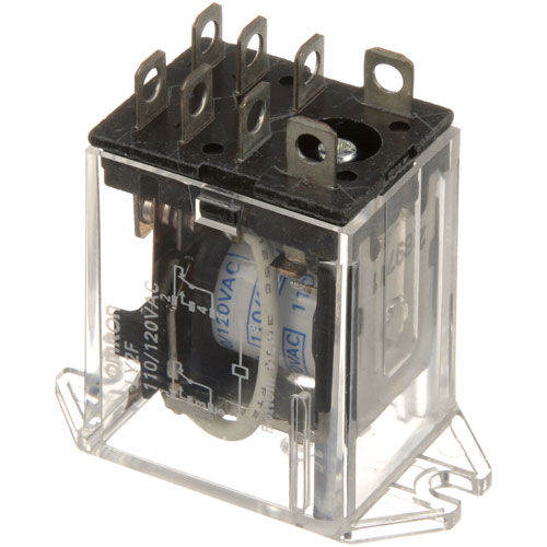 Hobart 1000V6-00271 Rack Oven Relay 8 Terminals 3/16" 110/120V
