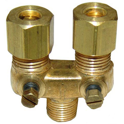 Hobart 409557-00003 Dual Pilot Adjustment Valve, 1/8 MPT X 1/4 CC