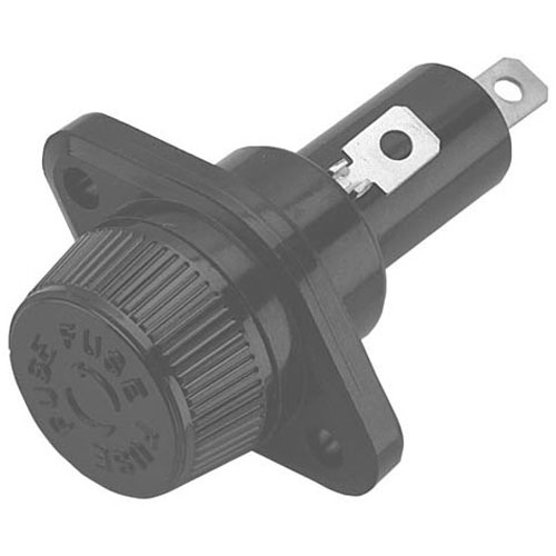 APW 85604 Fuse Holder W/ Screw Cap Panel Mount, 13/32&rdquo; x 1 13/32&rdquo;, 20 AMP, 600V