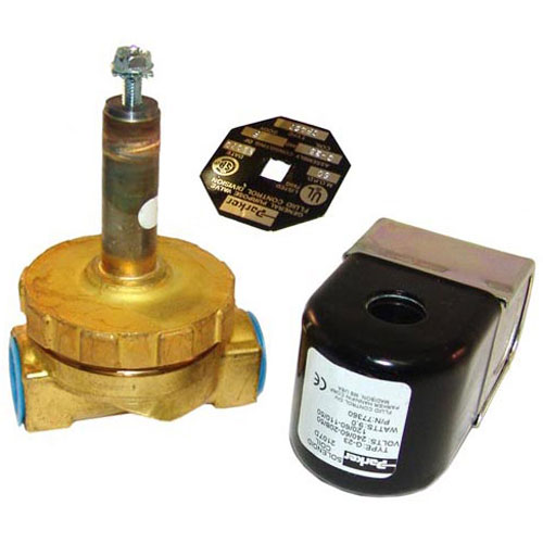 Hobart 998314-00014 Dishwasher Steam Solenoid Valve, 1/2" FPT, 120/240V