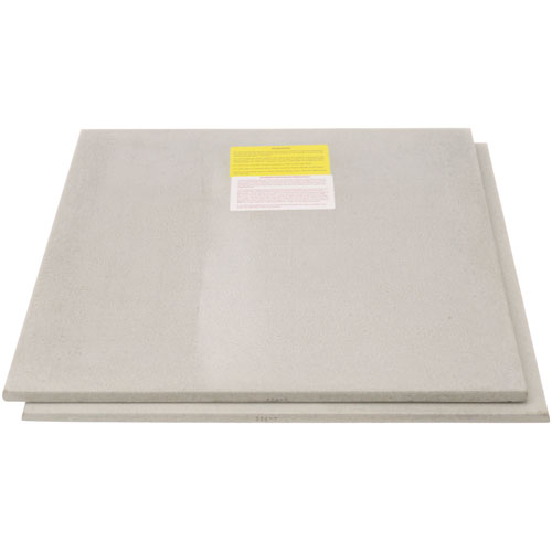 Bakers Pride T1121X Oven Fibrament Baking Decks, 20-13/16" x 20-13/16" x 1/2", 2PCS