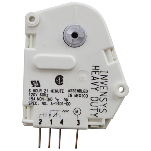 Glastender GLA06001397 25 Minute Defrost Timer, 120V, 15A