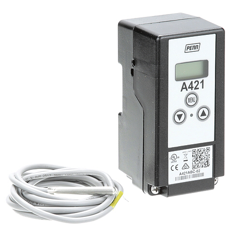 Johnson Controls A419ABC-1 Electronic Temperature Control W/Display -40 to 212&deg;F 120/240 VAC