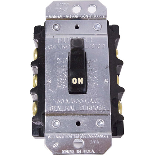 Hubbell 7810UD Switch 3 Pole Single Throw (Fan)