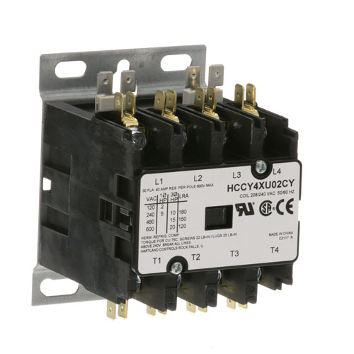 Hobart 24150-1 4 Pole Contactor, 208/240V,30AMP