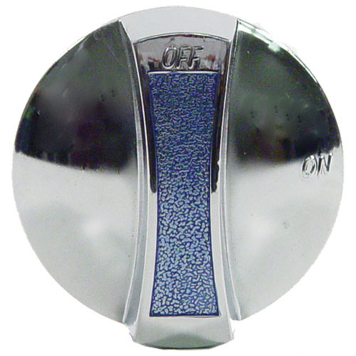 Imperial 27051 Burner Valve Knob Chrome Off/On 2-3/8" DIA