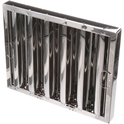 Captiveaire A0010141 Hoold Filter, Type6, 16 X 20 X 2;1620HRSS, Stainless Steel, BTM Bracket
