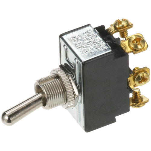 Market Forge 10-5008 Toggle On/Off Switch, DPDT, 20A/125V, 10A/277V, Fits 1/2" Hole