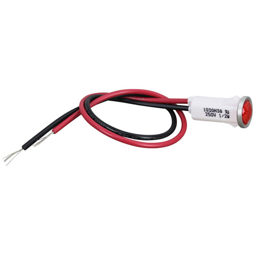 Ember Glo 161500 Red Signal Light 1/2" 250V