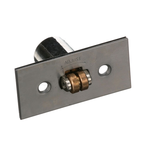 Bakers Pride AS-8716100 1-11/16" MTG Hole Door Rolle W/ 3-1/4" X 1-1/2" Plate