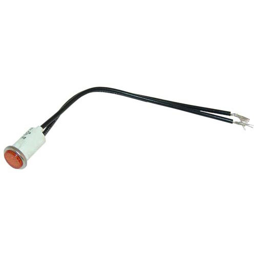 Bakers Pride AS-1509500 28V Amber Flat Top Signal Light