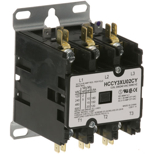Vulcan Hart VH411497-C5 Contactor 3-Pole 30/40A 208/240V