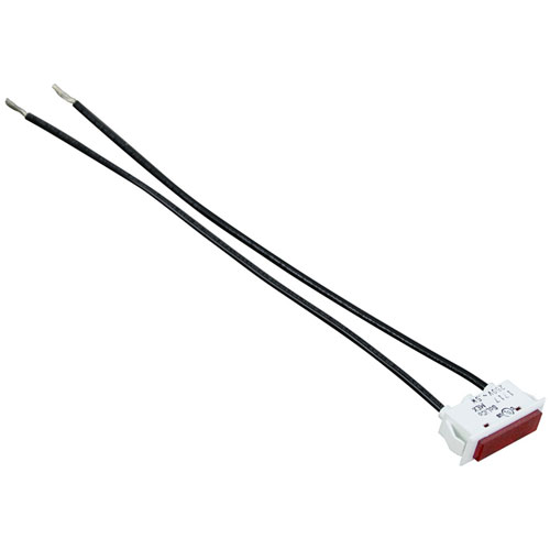 Cres Cor 0766-080 250V Broiler Red Hat Signal Light , 3/8" X 1-5/16"