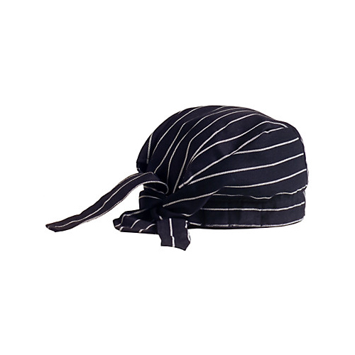 Allpoints 1055BKWH KNG Bandana Hat striped