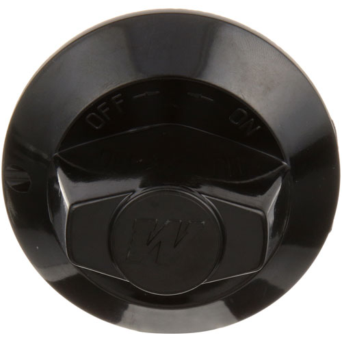 Hobart 719257-12 Black Knob 2-1/2 D, Off-On