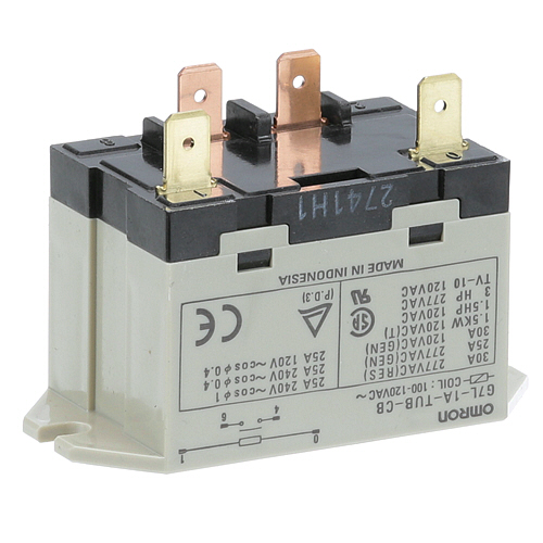Beverage Air 502-414D Air and Water Contactor Control Relay, 110/120 Volt, 30 Amp