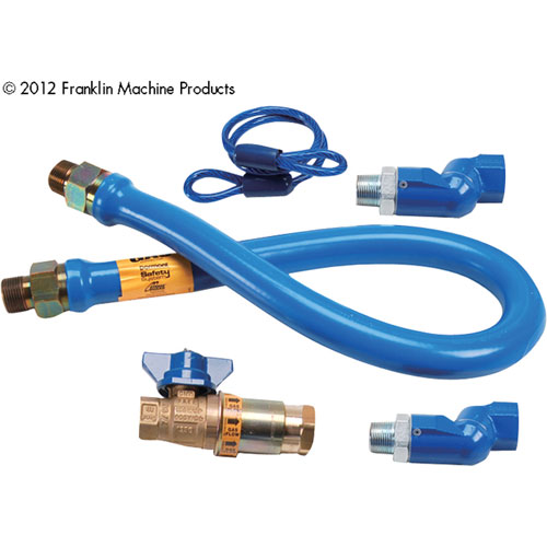 Dormont 16100KITCF2S48 Gas Hose Kit 1" X 48" Blue
