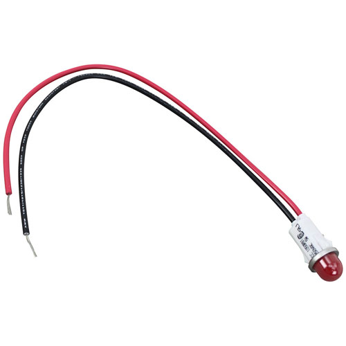 Champion 101135 1/2" Red Dome Signal Light W/ 10" Leads