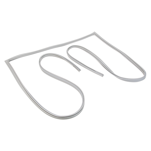 Traulsen 341-16473-00 Refrigerator Door Gasket Grey Rubber Snap-In Mount U-Shape 29.25" X 67.5"