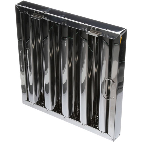 Component Hardware Group FR51-1616H Hoold Filter, Type6, 16 X 16 X 2;1616HRSS, Stainless Steel, BTM Bracket