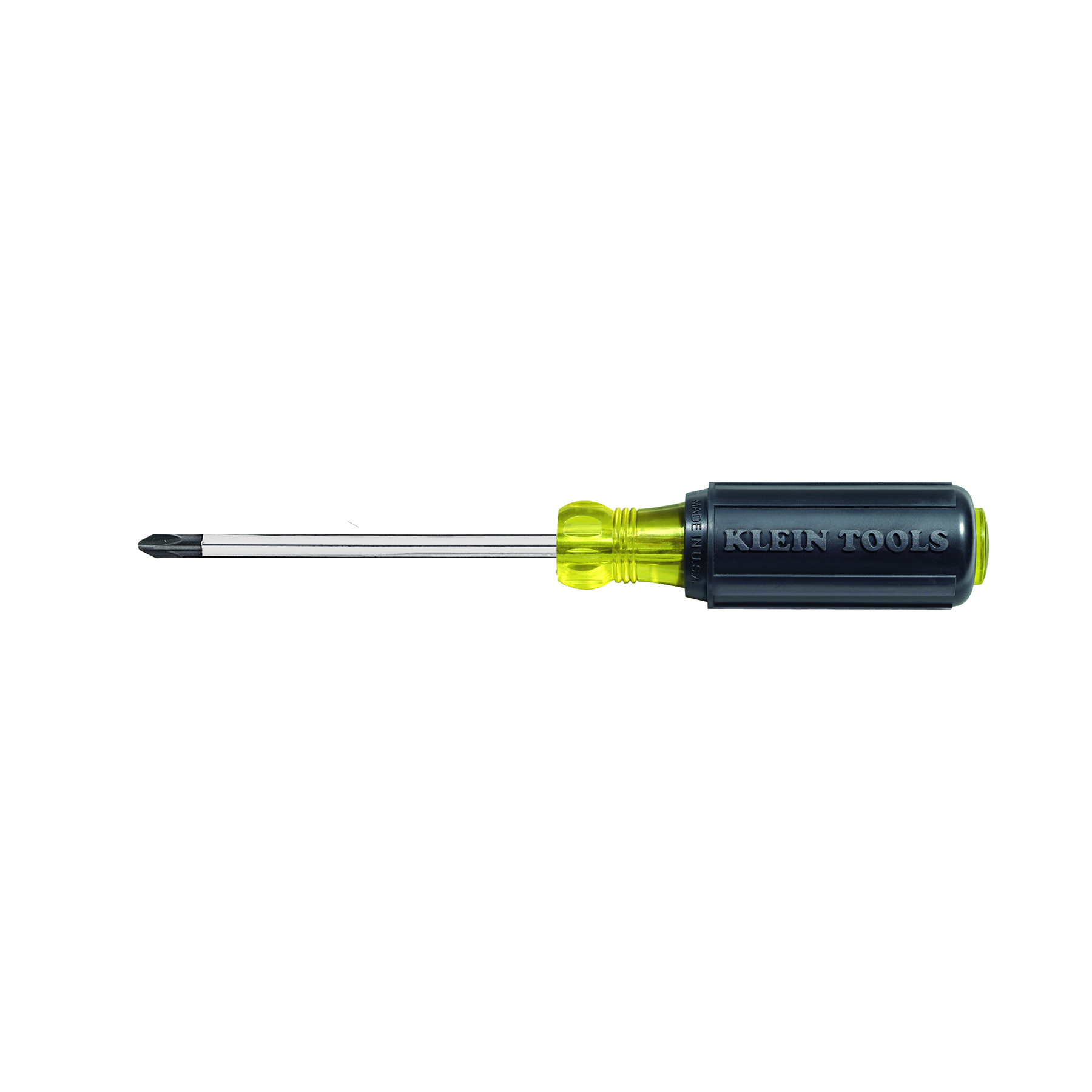 Klein Tools 603-4 Phillips Screwdriver, #2, 4" Length, Round Shank