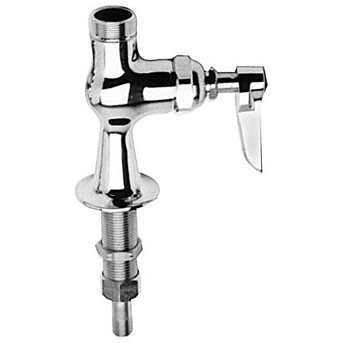 T&S Brass B-0205-LNM Single Valve Deck Mount Faucet; W/o Swivel Nozzle, 1/4" MPT, Handle