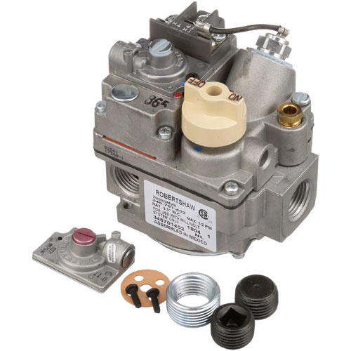 Bakers Pride R3124X Combination Valve W/Pressure Regulator NAT Gas 1/2" FPT IN X 3/4" FPT OUT