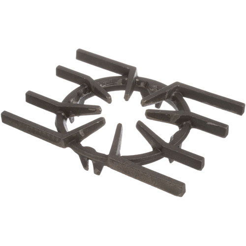 Jade Range 100-119-100 Cast Iron Spider Grate 6-3/4" DIA, 9-7/8" X 6-7/8" SQ, 4 Notches, 8 Legs