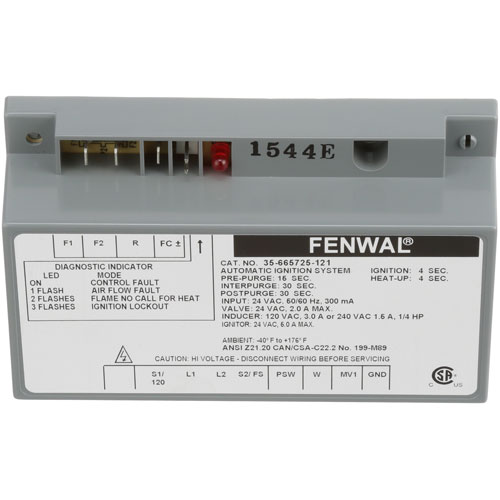 Baxter 01-1000V9-00170 Oven Ignition Module