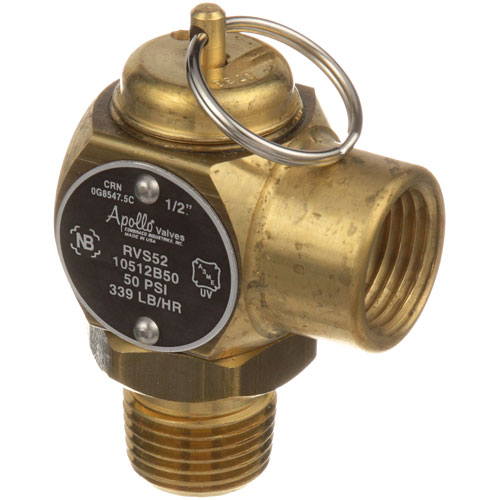 Cleveland KE51723 Safety Valve 1/2"M X 1/2"F 339LBS/HR