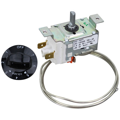 Ranco RC-13295-2 Oven Thermostat W/Knob TEMP 16&deg;F-50&deg;F