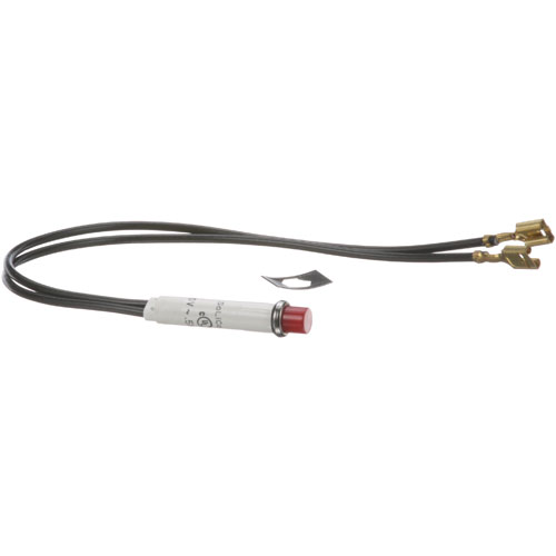 Wells 50385 Red Signal Light, Push On